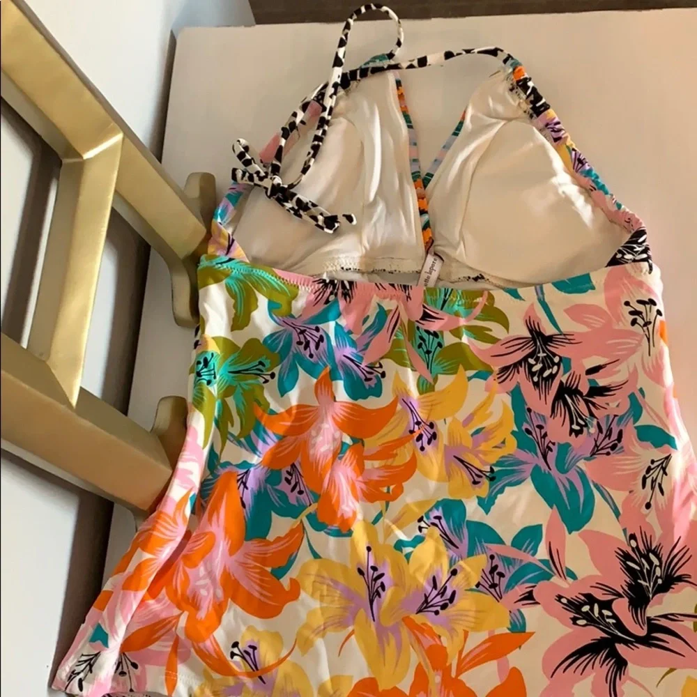 NWT Nanette Lepore Copa Cubans Honey Tankini‎ Top